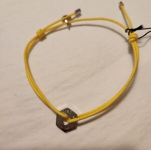 NEW Marc By Marc Jacobs Rope Bracelet YELLOW